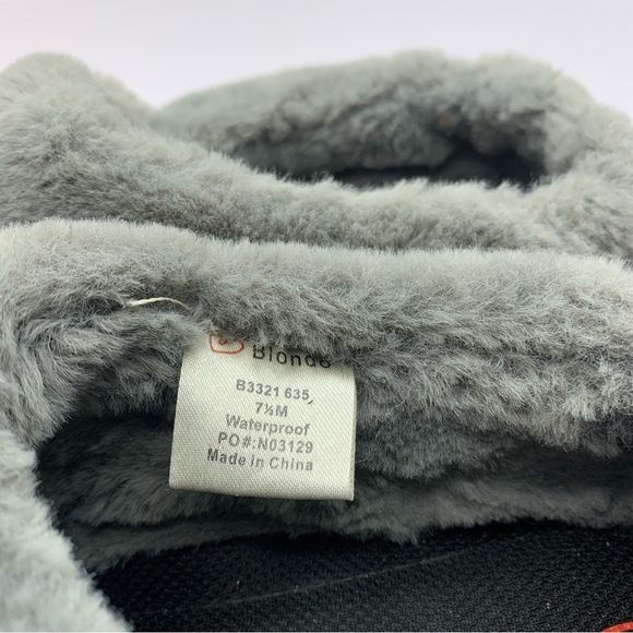 Blondo Suri Comfy Fur-lined Waterproof Slip-on Platform Sneaker Shoes Size 7.5M - Picture 5 of 10